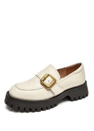 Esma Dames Leren Platform Loafer