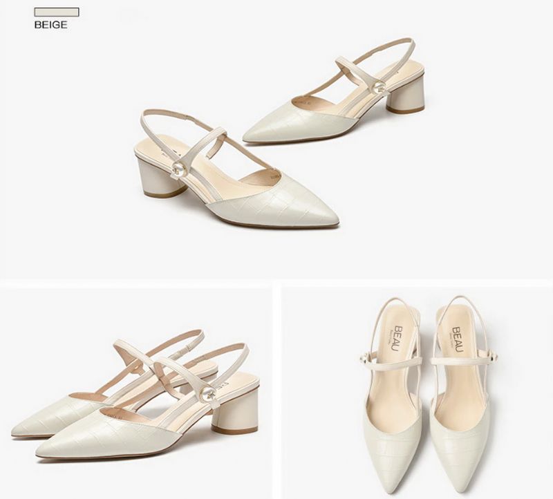 Esmeralda Dames Hoge Hak Pumps Schoenen - Zwart