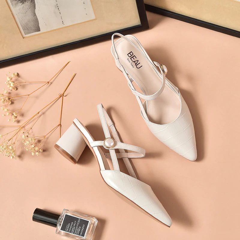 Esmeralda Dames Hoge Hak Pumps Schoenen - Zwart