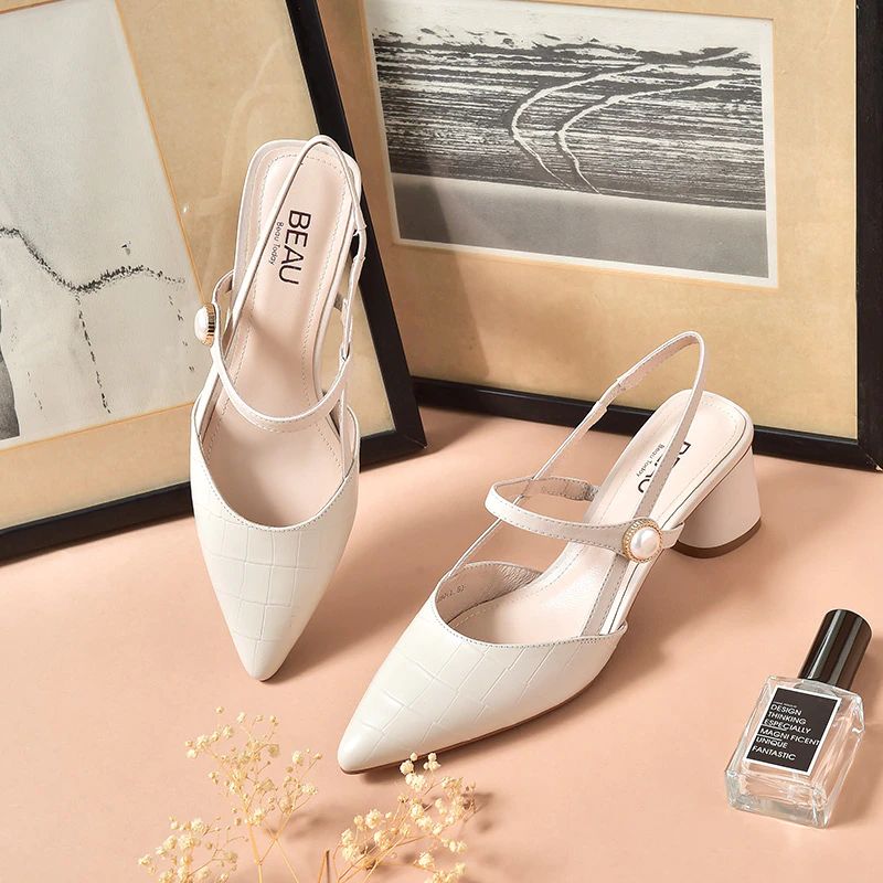 Esmeralda Dames Hoge Hak Pumps Schoenen - Zwart