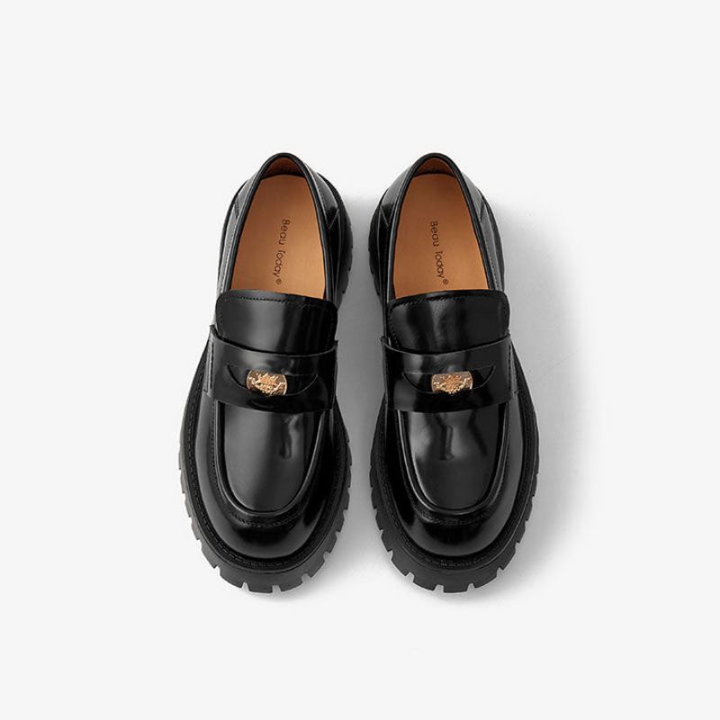 Estefany Platform Instappers Voor Dames - Zwart