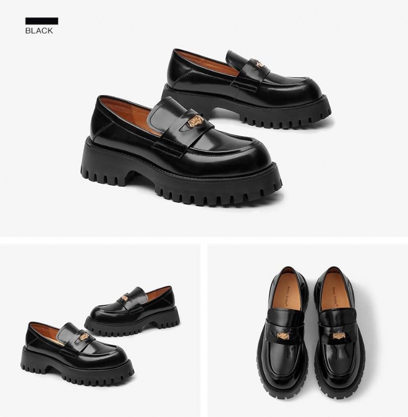 Estefany Platform Instappers Voor Dames - Zwart