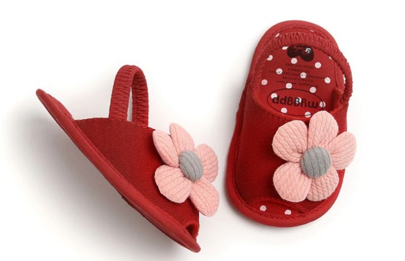 Esther Baby Meisjes Sandalen - Bordeauxrood