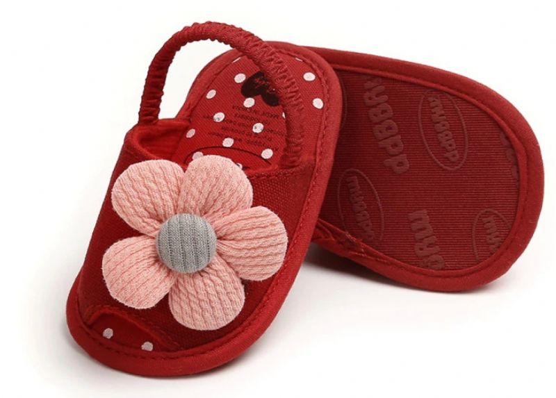 Esther Baby Meisjes Sandalen - Bordeauxrood