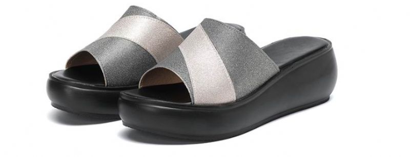 Esvet Dames Wedges Sandaal - Goud