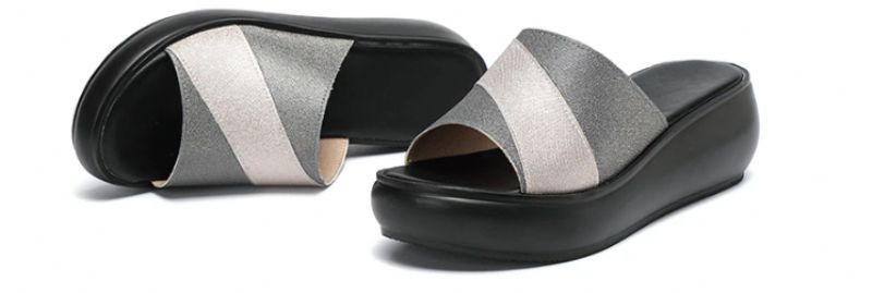 Esvet Dames Wedges Sandaal - Goud