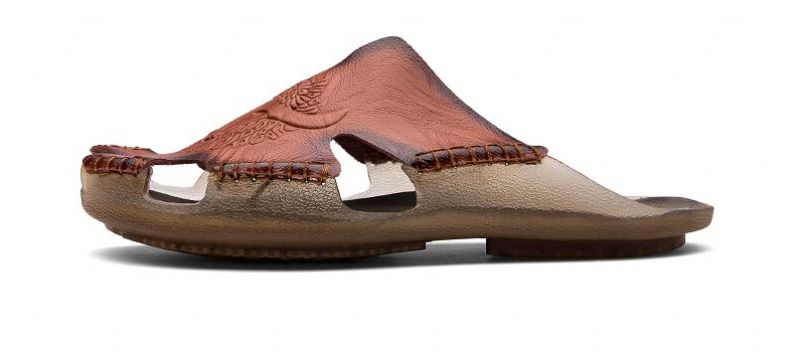 Ethan Heren Casual Sandalen - Koffie