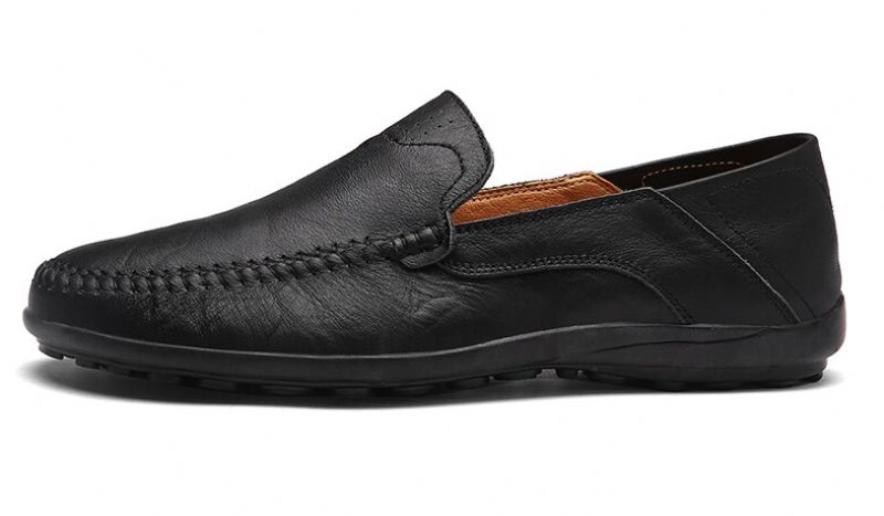 Euder Heren Loafer Schoenen - Zwart