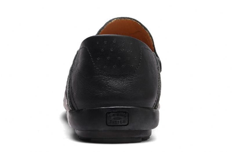 Euder Heren Loafer Schoenen - Zwart