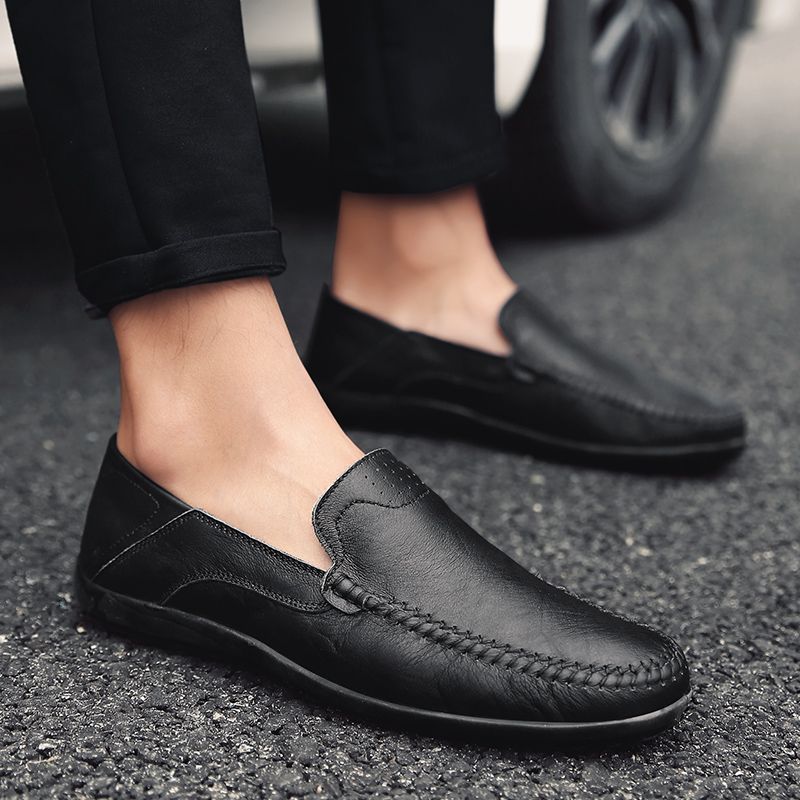 Euder Heren Loafer Schoenen - Zwart