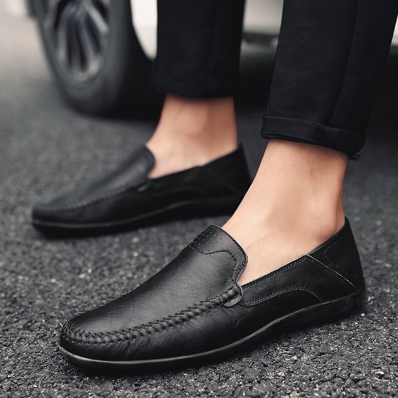 Euder Heren Loafer Schoenen - Zwart