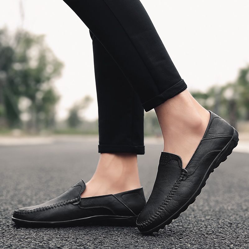 Euder Heren Loafer Schoenen - Zwart