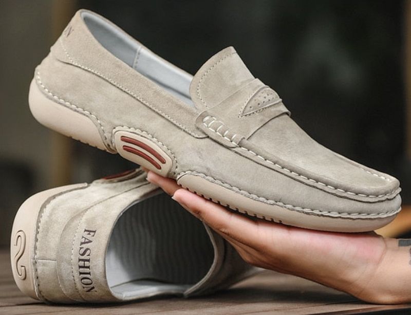 Euge Heren Loafer Schoenen - Beige