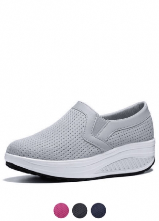 Eva Dames Mesh Platform Schoenen