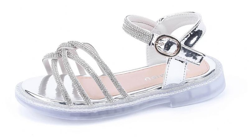 Evana Casual Sandaal Voor Meisjes - Zilver