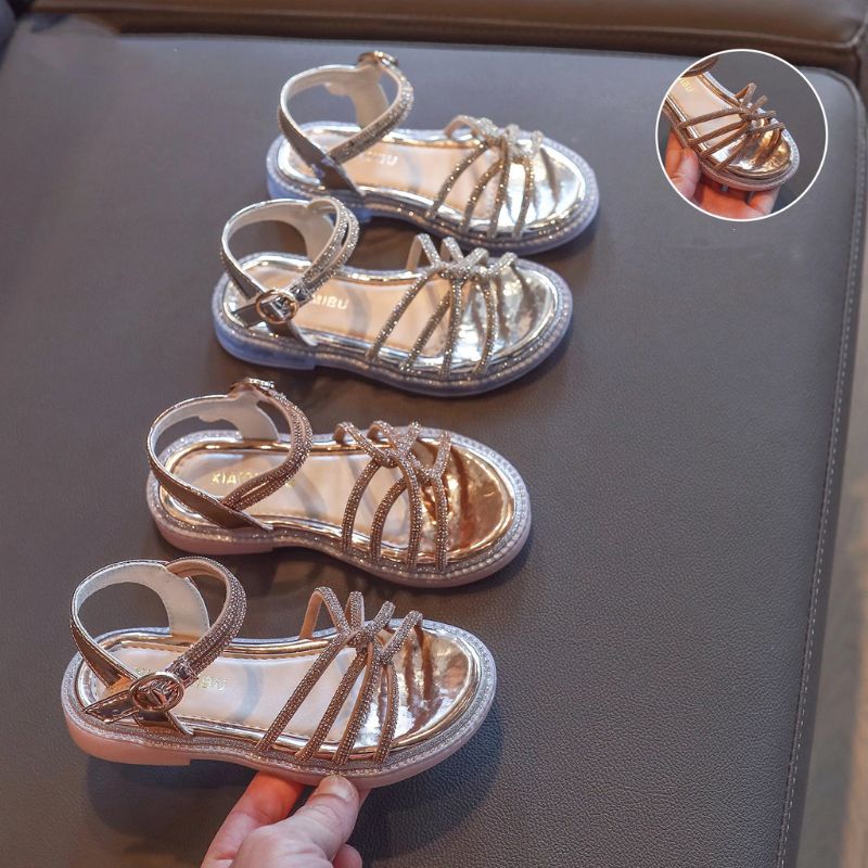 Evana Casual Sandaal Voor Meisjes - Zilver