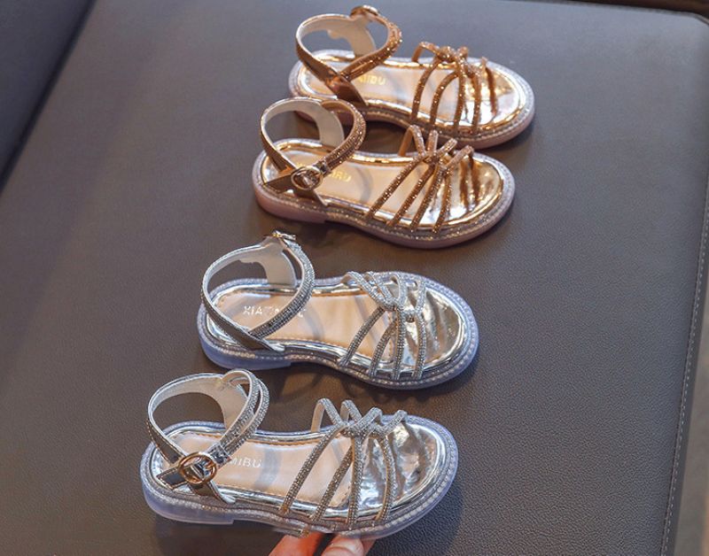 Evana Casual Sandaal Voor Meisjes - Zilver