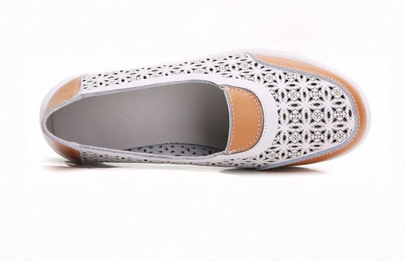 Evania Dames Anti Slip Loafers - Blauw