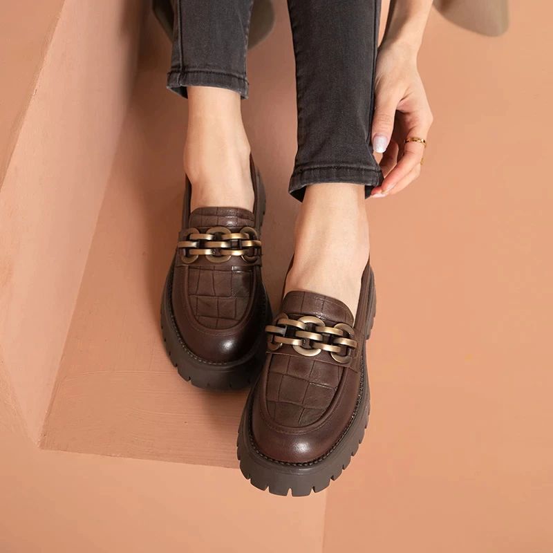 Evans Dames Loafer Schoenen - Zwart