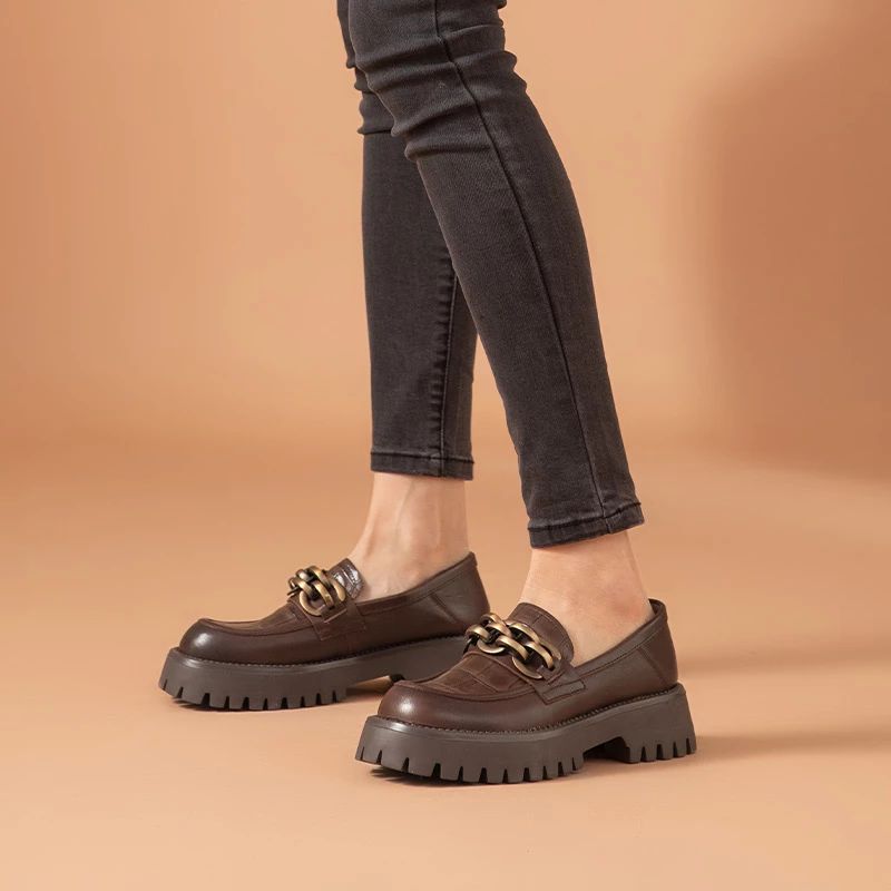 Evans Dames Loafer Schoenen - Zwart