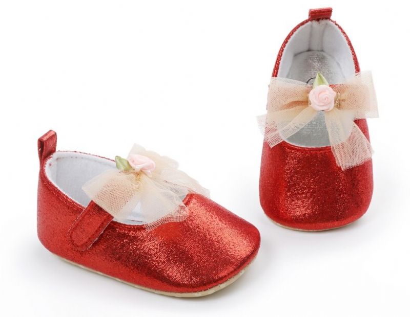 Evelin Baby Meisjes Platte Schoenen - Zilver