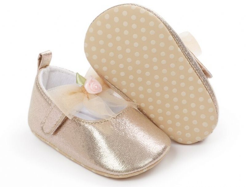 Evelin Baby Meisjes Platte Schoenen - Zilver
