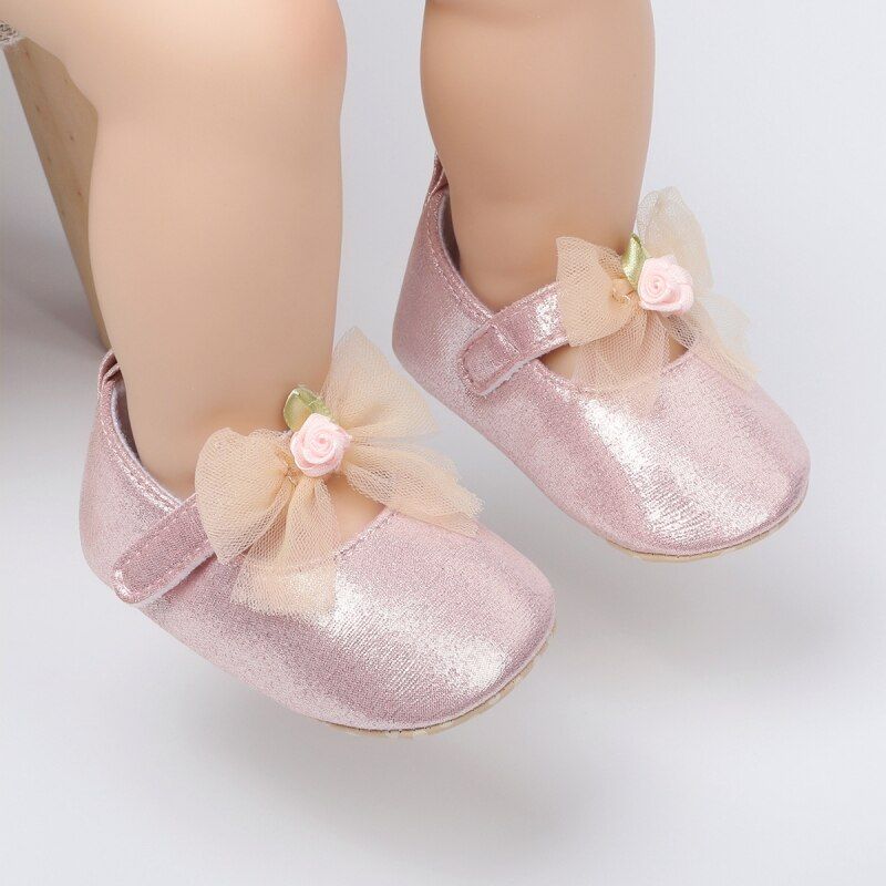 Evelin Baby Meisjes Platte Schoenen - Zilver