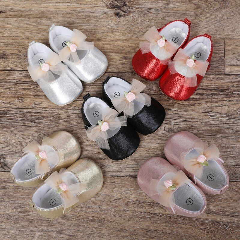 Evelin Baby Meisjes Platte Schoenen - Zilver