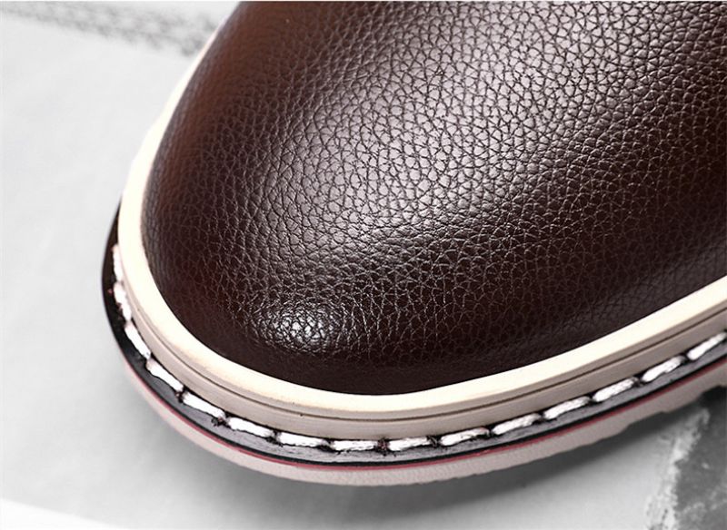 Evian Heren Loafers Dress Schoenen - Koffie