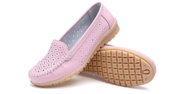 Evita Dames Loafers - Zwart Hollow