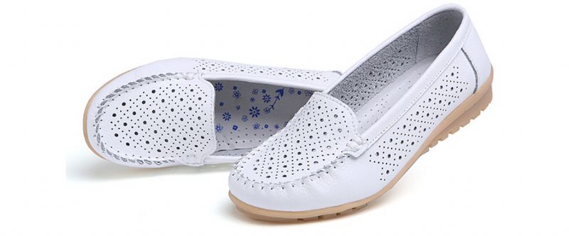 Evita Dames Loafers - Zwart Hollow