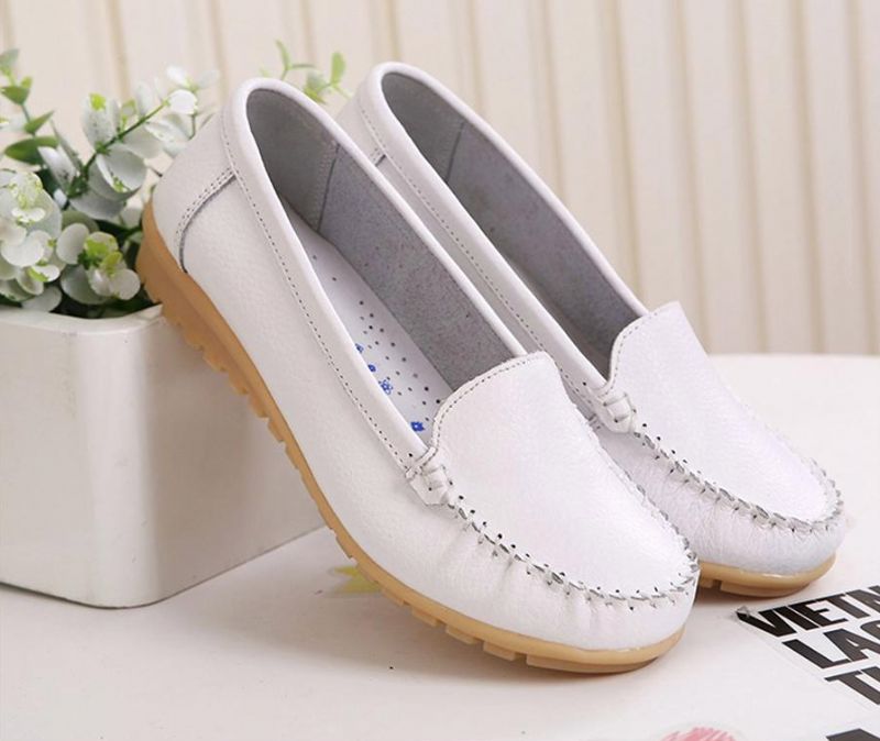 Evita Dames Loafers - Zwart Hollow