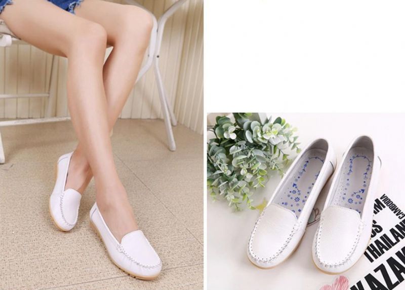 Evita Dames Loafers - Zwart Hollow