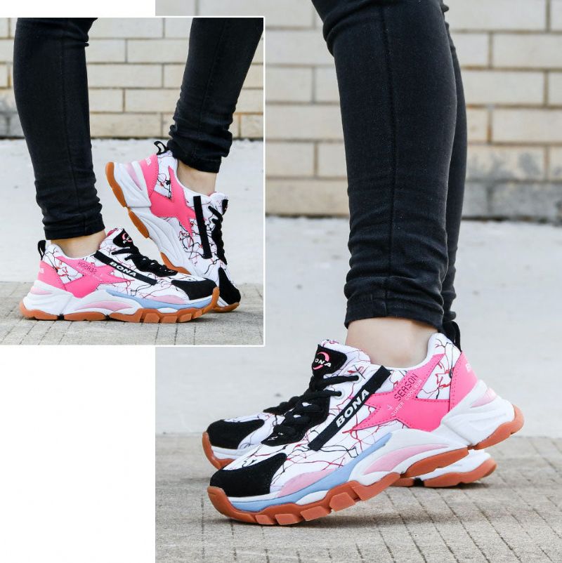 Ewry Dames Sneaker - Roze