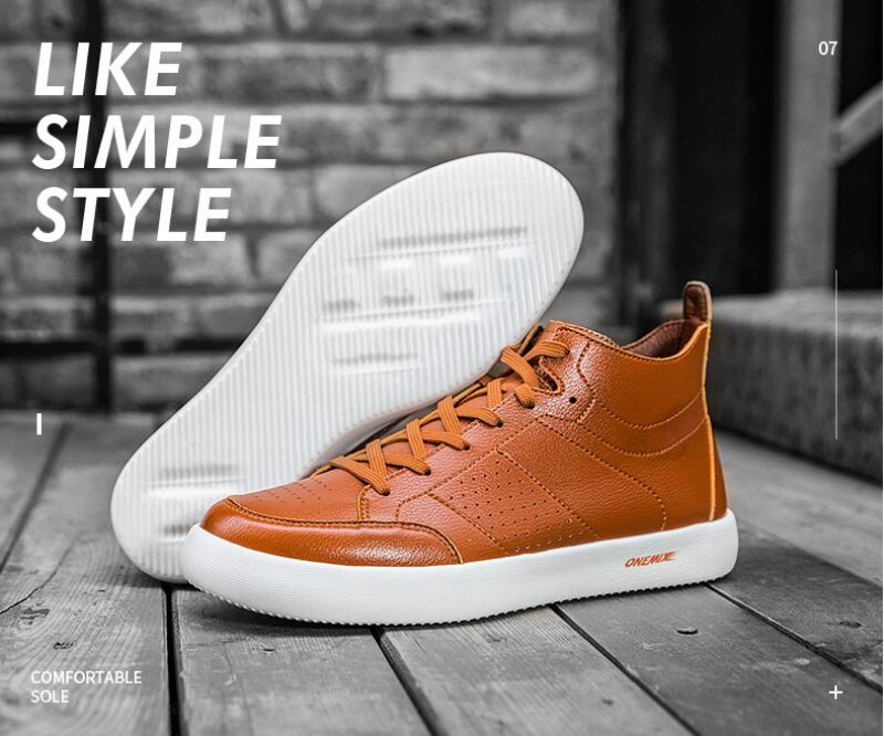 Ezzio Casual Sneakers Voor Heren - Bruin