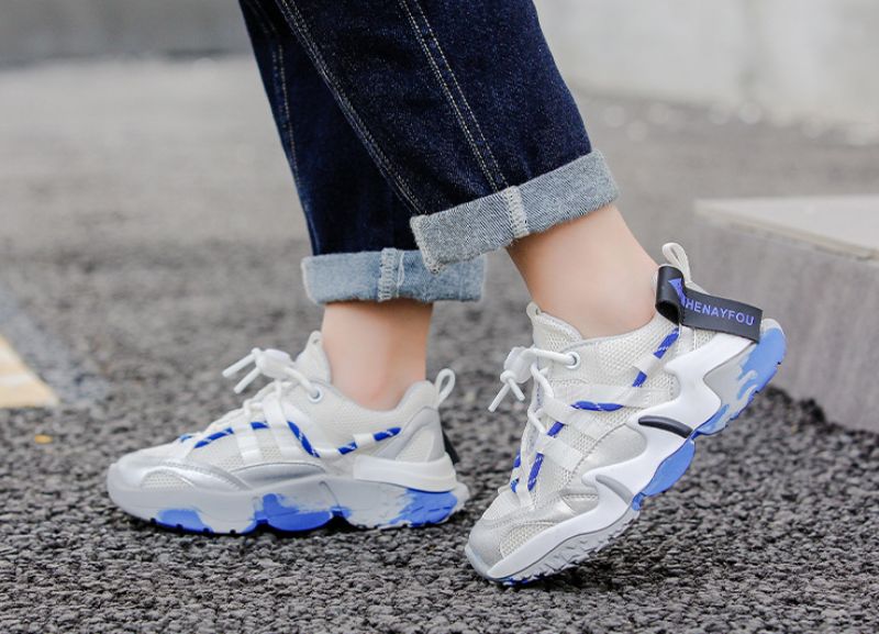 Fabian Jongens Hardloopschoenen - Blauw