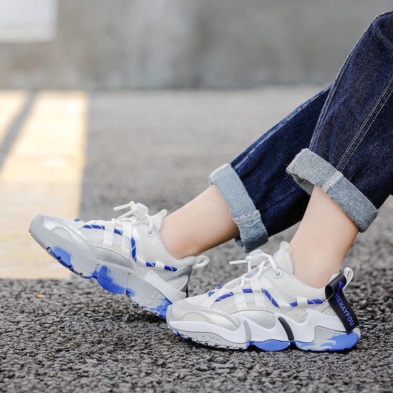 Fabian Jongens Hardloopschoenen - Blauw