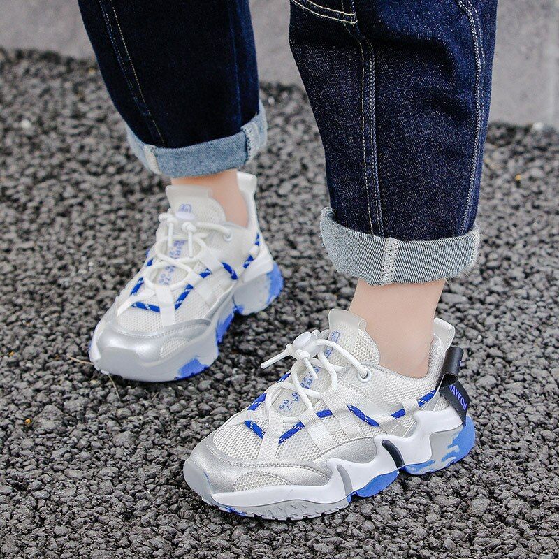 Fabian Jongens Hardloopschoenen - Blauw