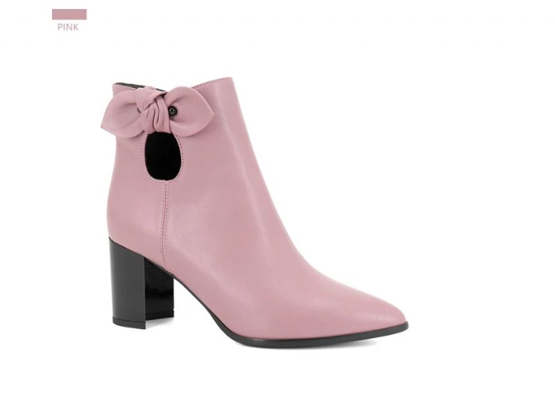 Fabiana Laarzen Enkelhoogte - Roze kleur