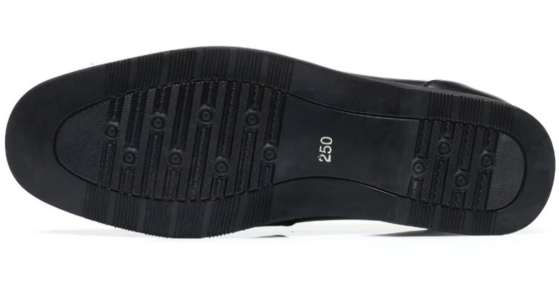 Fabio Heren Loafers Leren Schoenen - Zwart
