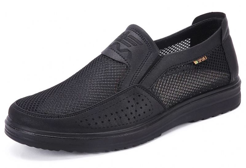 Fabiolo Heren Loafer Casual Schoenen - Zwart