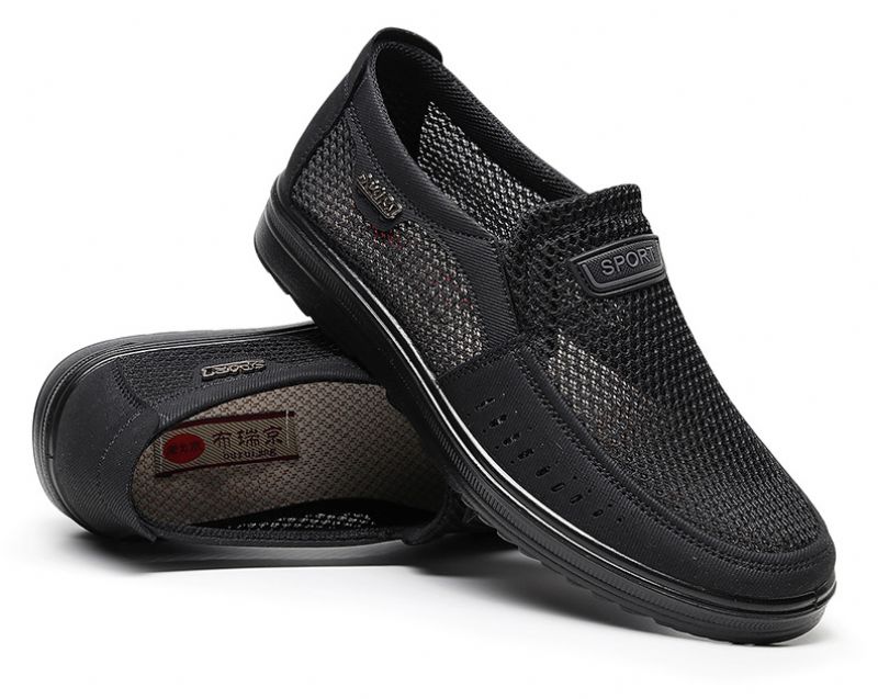 Fabiolo Heren Loafer Casual Schoenen - Zwart