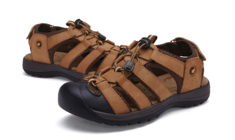 Fabrizio Heren Zomer Sandalen - Bruin