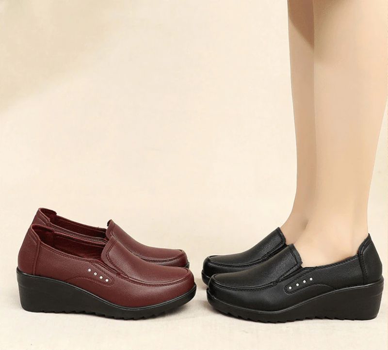 Fanny Dames Wedges Platform - Rood