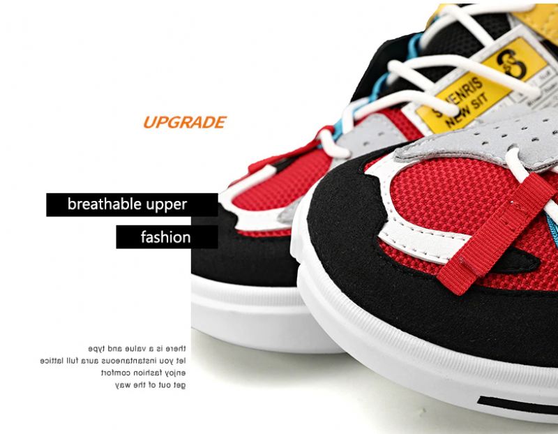 Farfan Heren Luxe Sneakers - Geel