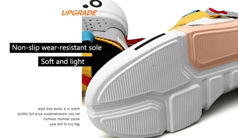 Farfan Heren Luxe Sneakers - Geel