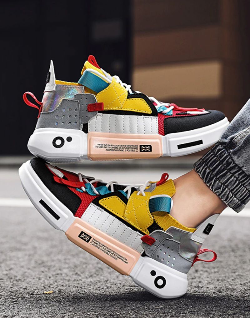 Farfan Heren Luxe Sneakers - Geel