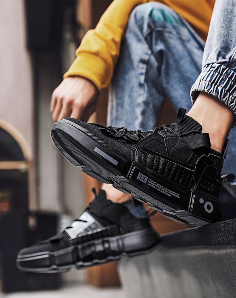 Farfan Heren Luxe Sneakers - Geel