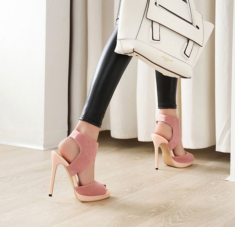 Farra Dames Hakken - Roze