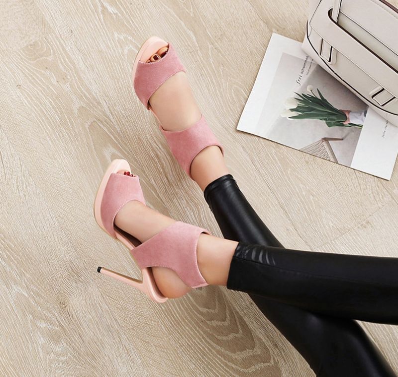 Farra Dames Hakken - Roze